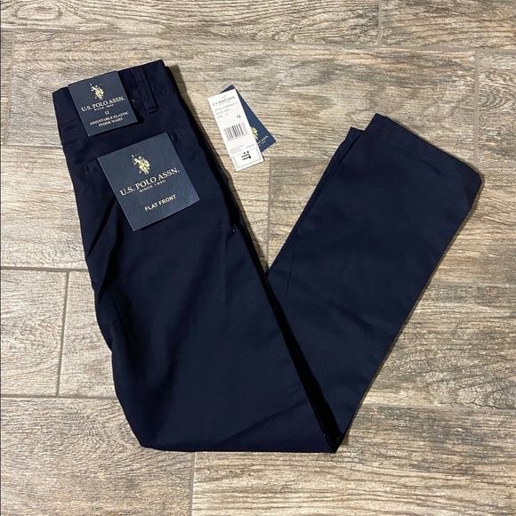 U.S. Polo Assn. boys uniform pants - Picture 1 of 8
